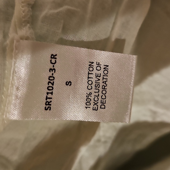 Anthropologie THML Can't Resist Cotton Criss Cross Neck Mini Dress sz.S - Picture 7 of 11